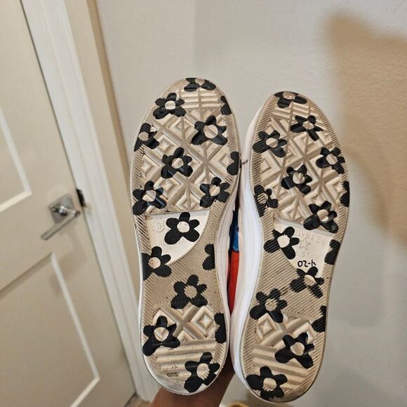 Converse Golf Le Fleur One Star W8.5 / M10.5 Red Blue Suede Sneakers - Picture 6 of 8